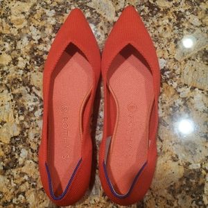 Size 10.5 EUC Flame Rothy's Points